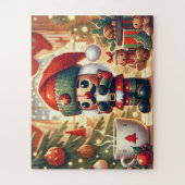 くるみクラッカー、おもちゃ、ホットチョコレート ジグソーパズル (縦)