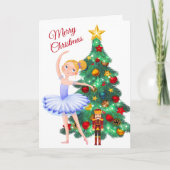 くるみクララバレリナクリスマスバレエ シーズンカード (正面)