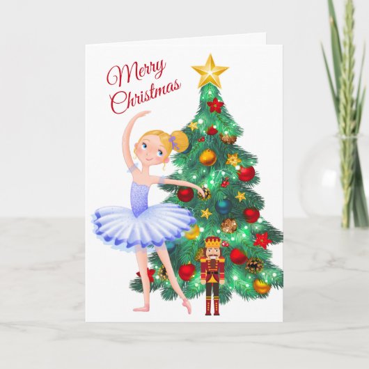 くるみクララバレリナクリスマスバレエ シーズンカード (正面)