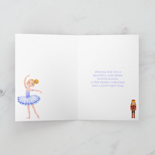 くるみクララバレリナクリスマスバレエ シーズンカード (内部)