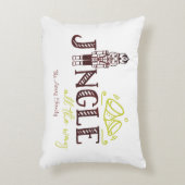 くるみシンプル割りモダンパーソナライズされた アクセントクッション (正面(垂直))