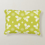 くるみシンプル割りモダンパーソナライズされた アクセントクッション (裏面)