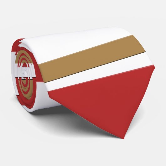 くるみストライプ割り付きクリスマスデザイン ネクタイ (ロール)