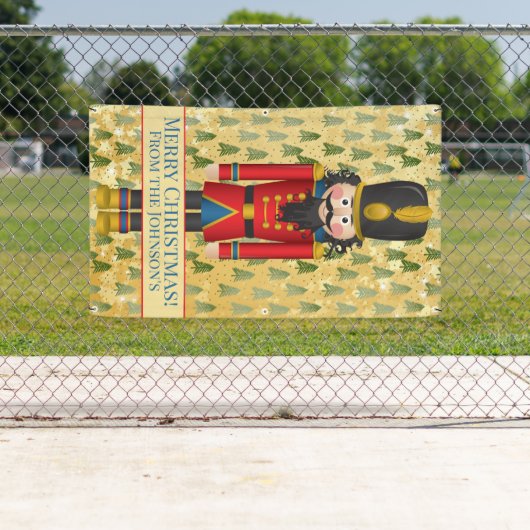 くるみパーソナライズされた割りクリスマスバナー 横断幕 (インサイチュ)