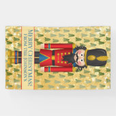 くるみパーソナライズされた割りクリスマスバナー 横断幕 (横)