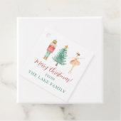 くるみパーソナライズされた割りクリスマスプレゼント フェイバータグ (インサイチュ)