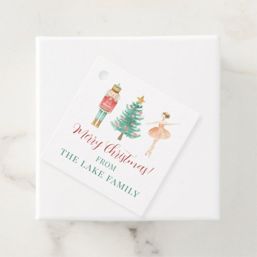 くるみパーソナライズされた割りクリスマスプレゼント フェイバータグ (インサイチュ)