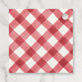 くるみパーソナライズされた割りクリスマスプレゼント フェイバータグ (裏面)