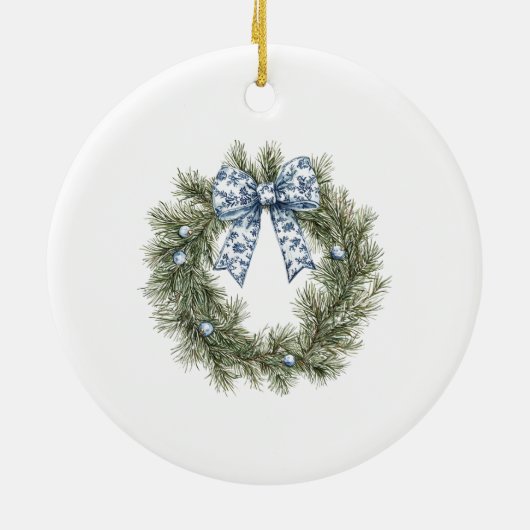 くるみパーソナライズされた割りクリスマス生まれたばかりの男の赤ちゃん セラミックオーナメント (裏面)