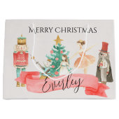 くるみパーソナライズされた割りテーマ抱き枕 ラージペーパーバッグ (正面)