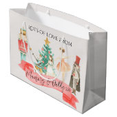 くるみパーソナライズされた割りテーマ抱き枕 ラージペーパーバッグ (裏面アングル)