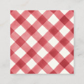 くるみパーソナライズされた割り付け休日エンクロージャカード エンクロージャーカード (裏面)