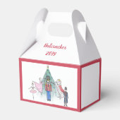 くるみパーソナライズされた割り器の好意トリートボックス フェイバーボックス (裏面サイド)