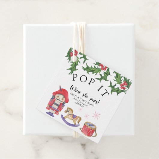 くるみポップ・アートの割り フェイバータグ (インサイチュ)