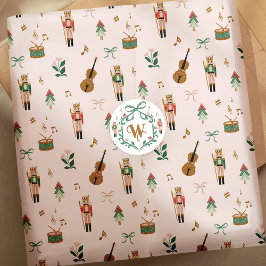 くるみモダン割りクリスマスバウのリボンパターン 薄葉紙