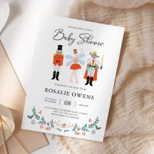 くるみモダン割りクリスマスベビーシャワーミニマリスト