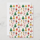 くるみモダン割りバレエクリスマスホリデーパーティー 招待状 (裏面)