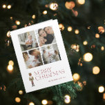 くるみモダン割りメリークリスマス4家族写真 カード<br><div class="desc">祝モダンNutcracker Merry Christmas 4フォトタイポグラフィカードと休日のシーズン！このカー素晴らしドは、豊かなブルゴーニュ色のフェスティバルタイポグラフィを背景に美しい水色のナツクラッカーを備えている。あなたのカードを本当に作るために4家族の写真と家族の名前をパーソナライズユニーク。カードを開くと伝統的、クラシックのナツクラッカーキャラクター、フェスティバルの贈り物、季節の色などの休日の要素がポップ・アートのあなたの受信者に出てくる。あなた忘れのメッセージや名前を内部に追加しなパーソナライズされたいようにしなさい。Nutcracker Merry Christmas 4フォトタイポグラフィカードを送信しモダンて、このホリデーシーズンを特別に作る！一致連絡製品の設計者。一致する製品の私たちのトレンディーコレクションで家族のスタイルを高める： https://www.zazzle.com/collections/119515575371891624 Copyright berryデザイン,  all rights reserved.</div>