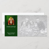 くるみ伝統的クラッカーホリデイ シーズンカード (正面/裏面)