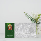 くるみ伝統的クラッカーホリデイ シーズンカード (スタンド正面)