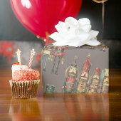 くるみ伝統的割り兵士チューペブラウン ラッピングペーパー