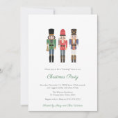 くるみ伝統的割り家族クリスマスパーティー 招待状 (正面)