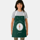 くるみ伝統的割り植物かわいいクリスマス エプロン (インサイチュ)