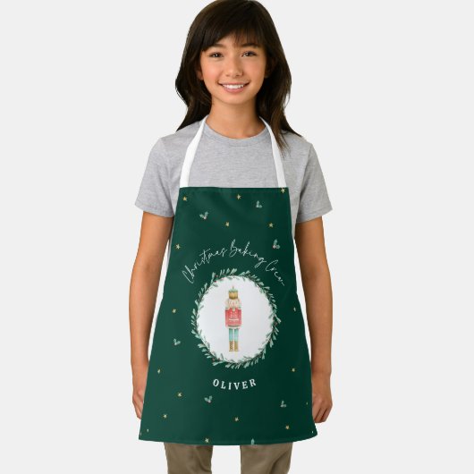 くるみ伝統的割り植物かわいいクリスマス エプロン (インサイチュ)