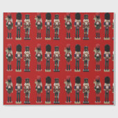 くるみ伝統的割り ラッピングペーパー (フラット)