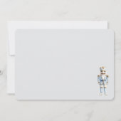 くるみ割りС Рождествомフォトグリーティングカード 招待状 (裏面)