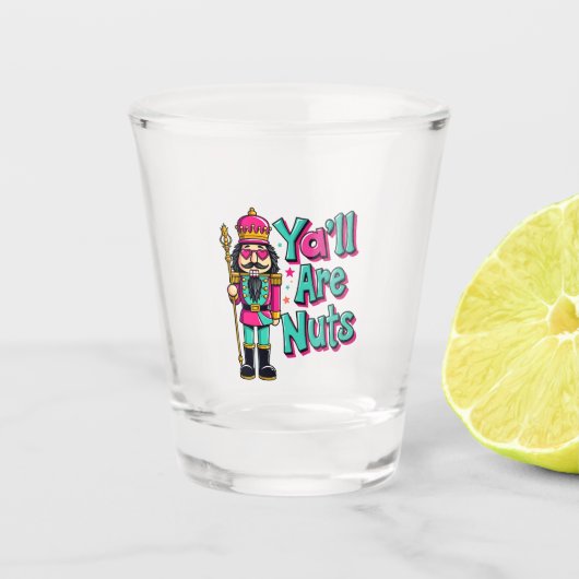 くるみ割りおもしろいクリスマス ショットグラス (正面)