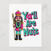 くるみ割りおもしろいクリスマス ポストカード (正面)