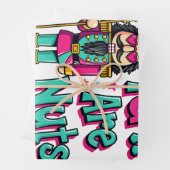 くるみ割りおもしろいクリスマス ラッピングペーパーシート (インサイチュ)