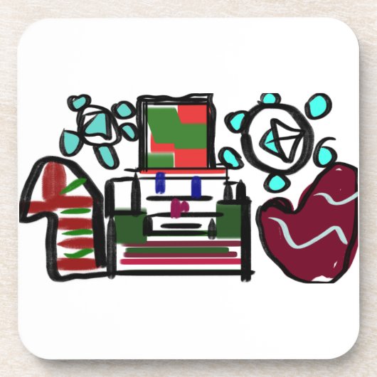 くるみ割りおもしろい コースター (正面)