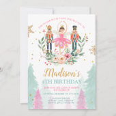 くるみ割りお姫様 バレエガール シュガープラム 招待状 (正面)