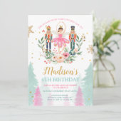 くるみ割りお姫様 バレエガール シュガープラム 招待状 (スタンド正面)