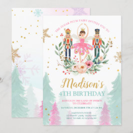 くるみ割りお姫様 バレエガール シュガープラム 招待状