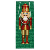 くるみ割りとクリスマスの言葉の高さ ワインギフトバッグ (裏面)