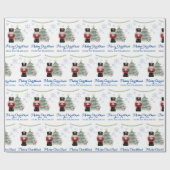 くるみ割りとマウスキングクリスマス ラッピングペーパー (フラット)