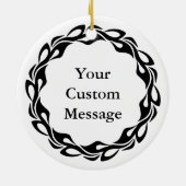 くるみ割りのキャンディ・ケーン セラミックオーナメント (裏面)