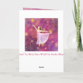 くるみ割りのクララの休日の挨拶状 シーズンカード (裏面)