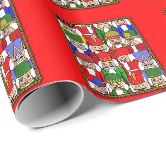 くるみ割りのクリスマスのギフト用包装紙の包装紙 ラッピングペーパー (ロールコーナー)