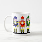 くるみ割りのクリスマスのバレエのギフト コーヒーマグカップ (左)