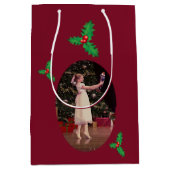 くるみ割りのクリスマスのバレエ ミディアムペーパーバッグ (正面)