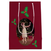 くるみ割りのクリスマスのバレエ ミディアムペーパーバッグ (裏面)