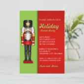 くるみ割りのクリスマスのパーティの招待状 招待状 (スタンド正面)