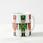 くるみ割りのクリスマスの休日のマグ コーヒーマグカップ (正面右)