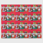 くるみ割りのトリオ ラッピングペーパー (フラット)