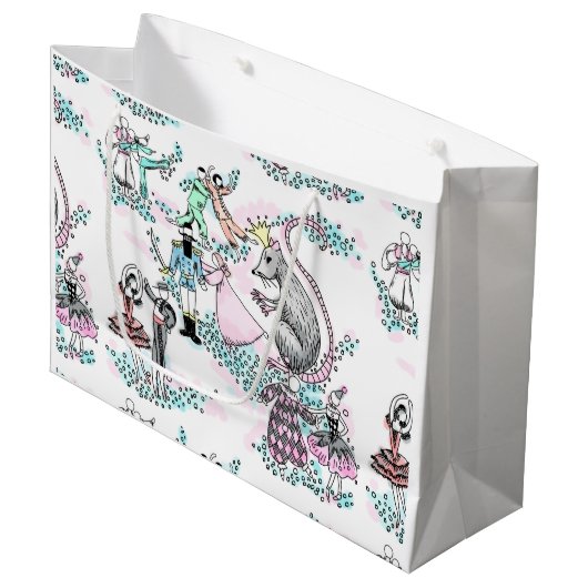 くるみ割りのバレエのギフトバッグ ラージペーパーバッグ (正面アングル)