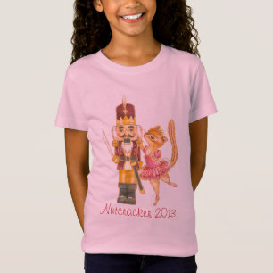 くるみ割りのバレエの女の子のTシャツ Tシャツ